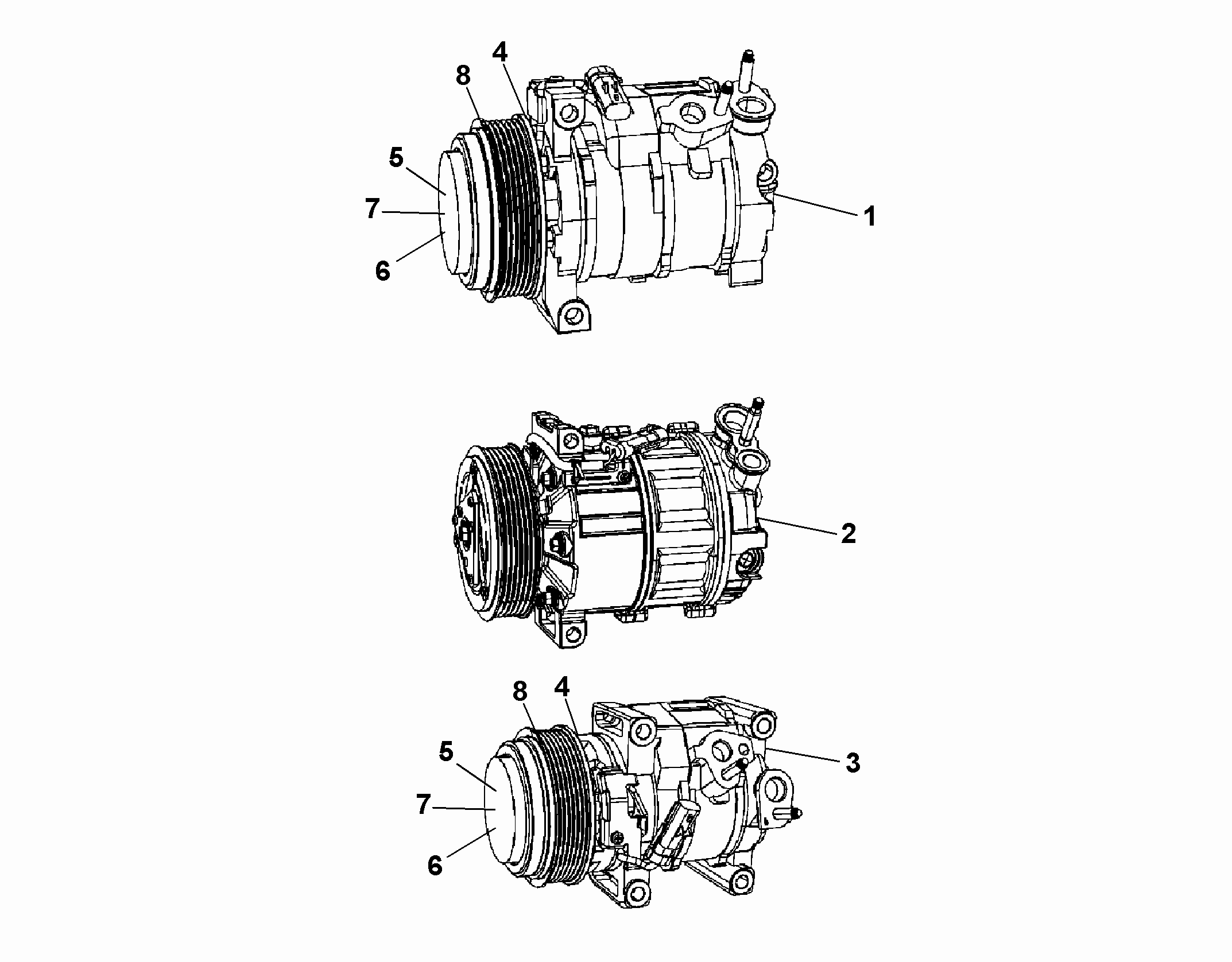 FIAT K68139414AA - Kompresors, Gaisa kond. sistēma adetalas.lv