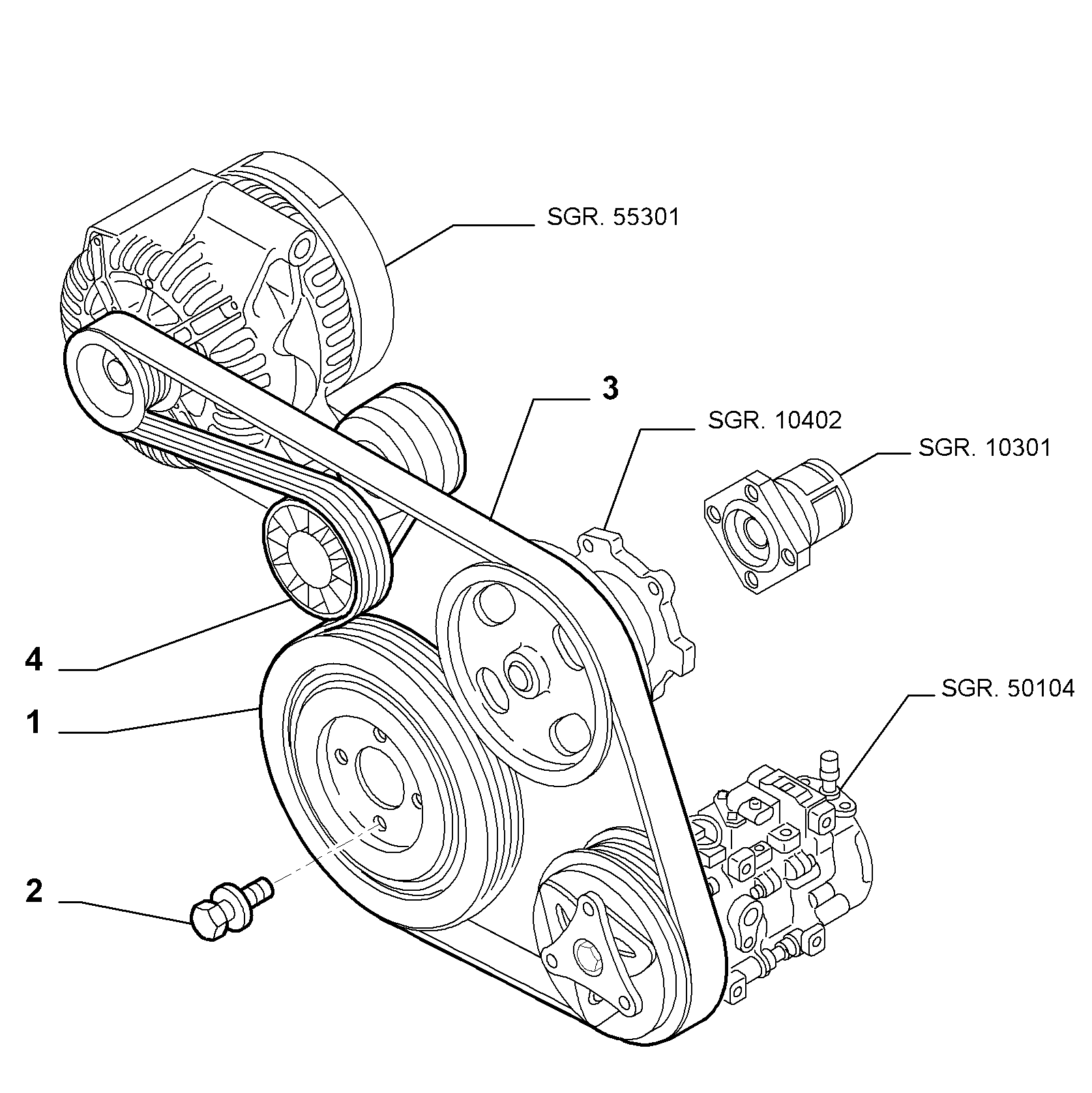 Auto Union 55202621 - Ķīļrievu siksna adetalas.lv