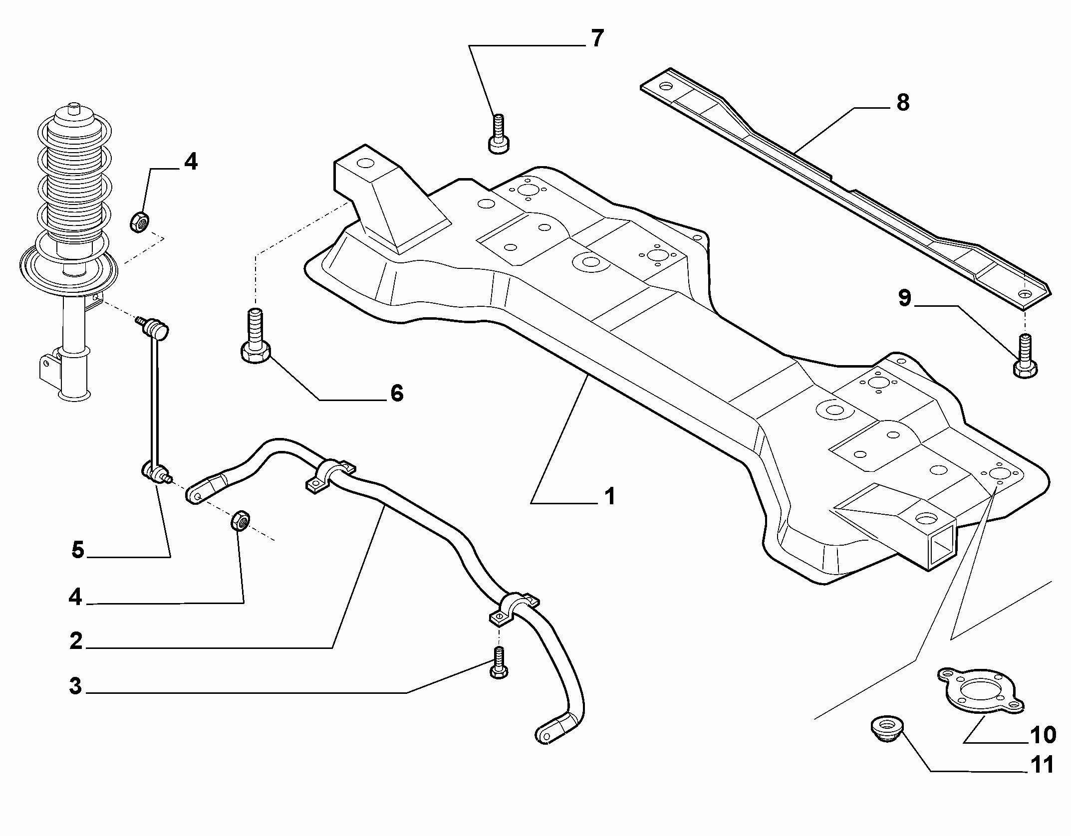 Opel 50515276 - Stiepnis / Atsaite, Stabilizators adetalas.lv