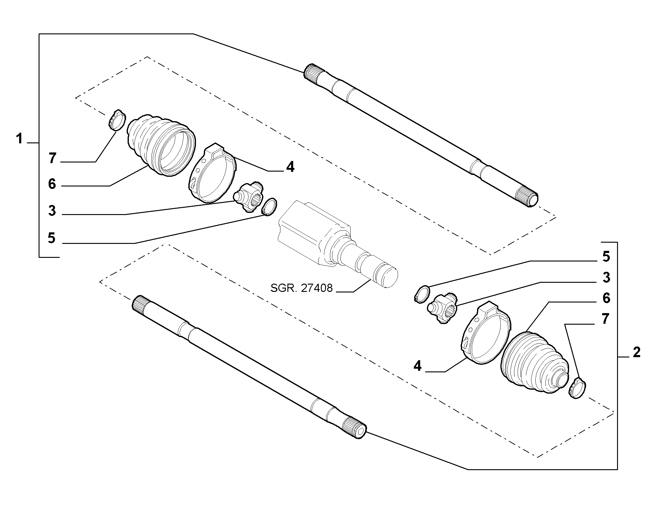 FIAT 46308102 - Putekļusargs, Piedziņas vārpsta adetalas.lv