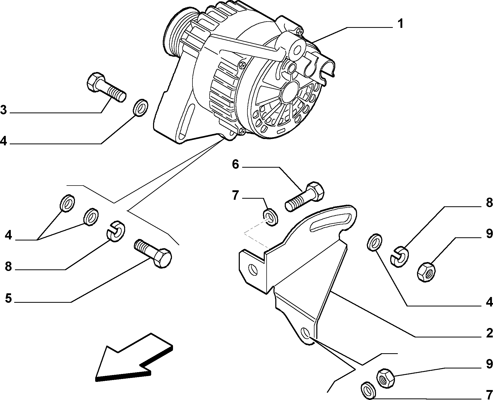 Lancia 51700675 - Ģenerators adetalas.lv