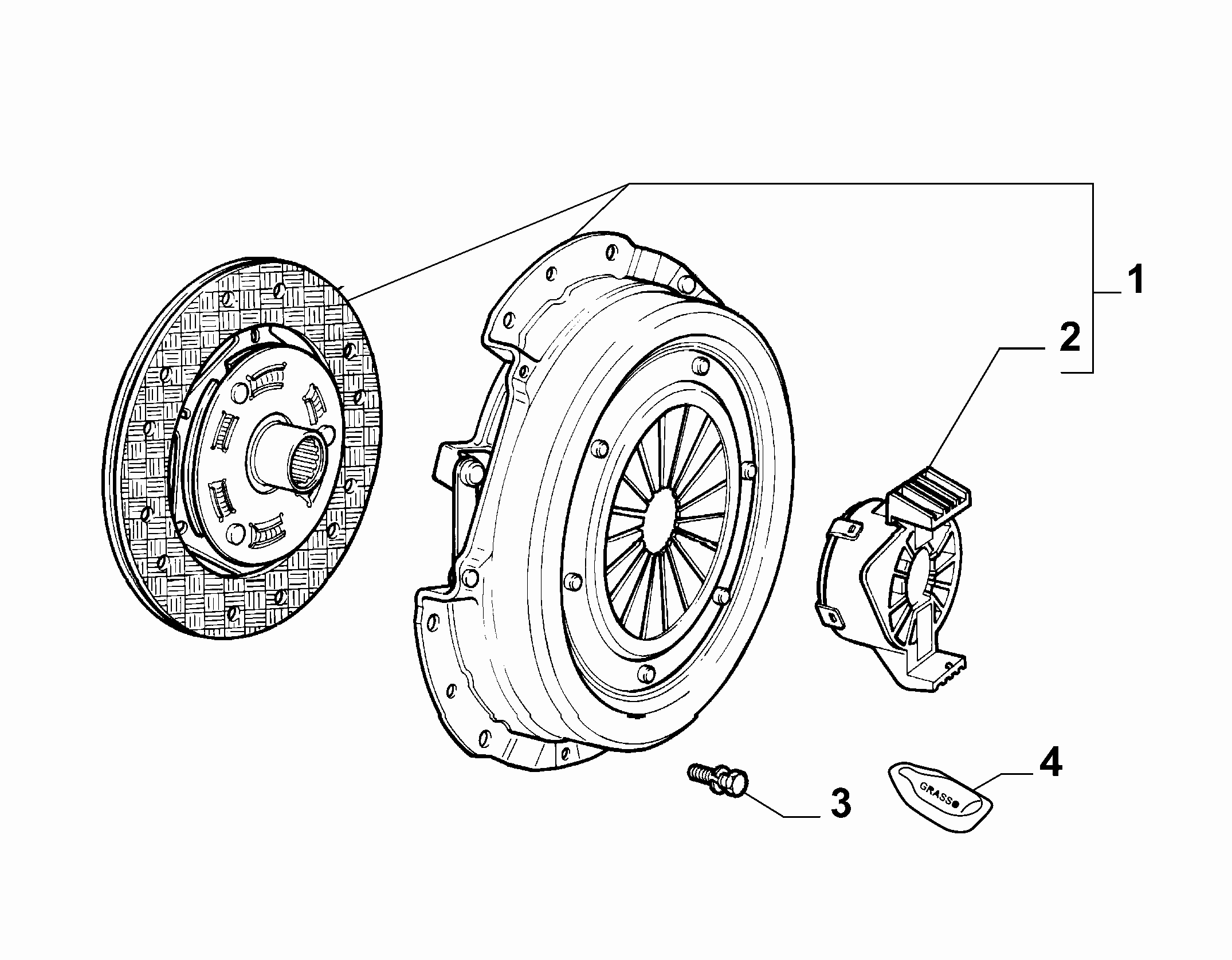 FIAT 71752579 - Sajūga komplekts adetalas.lv