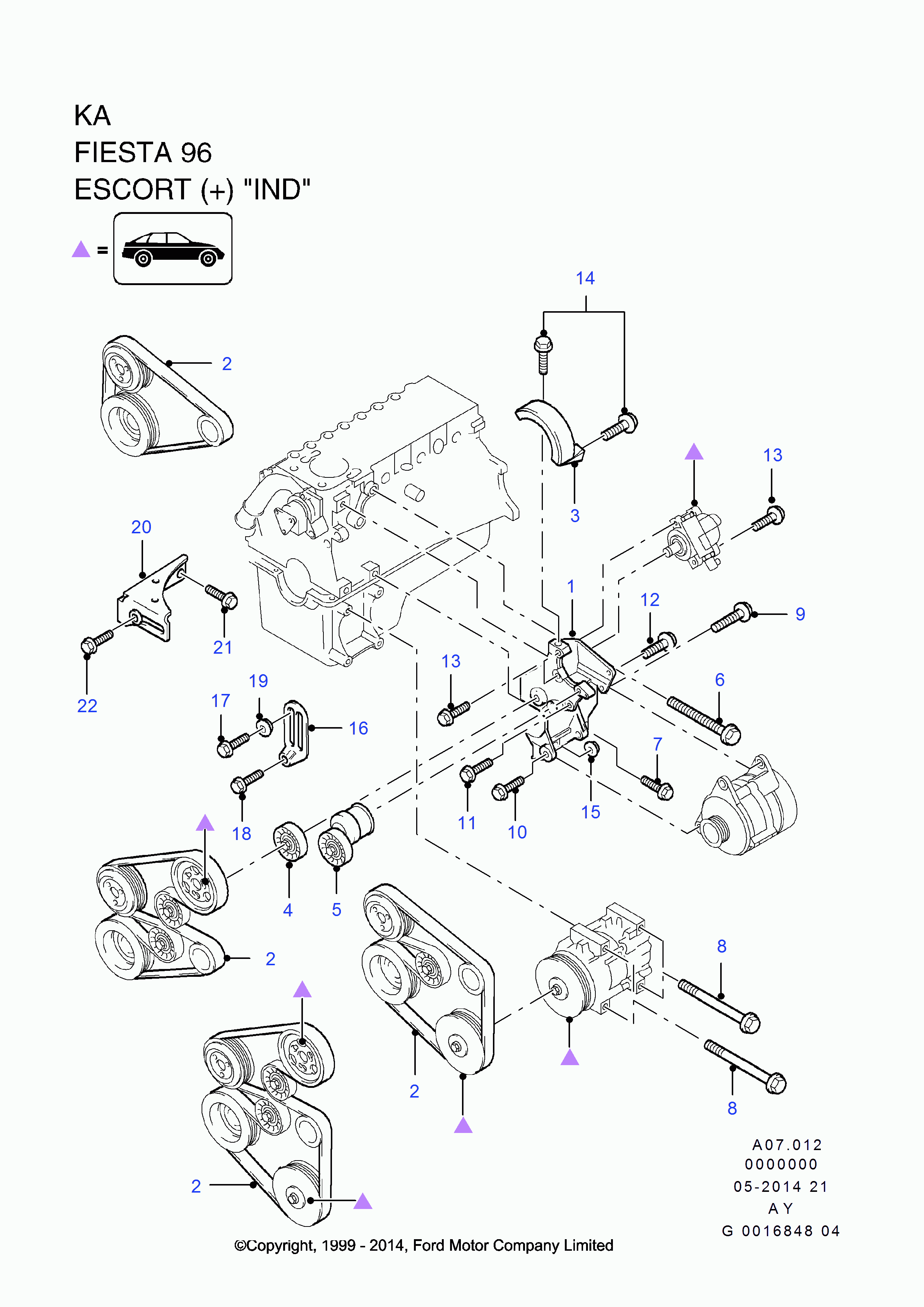 FORD 1112954 - Ķīļrievu siksna adetalas.lv