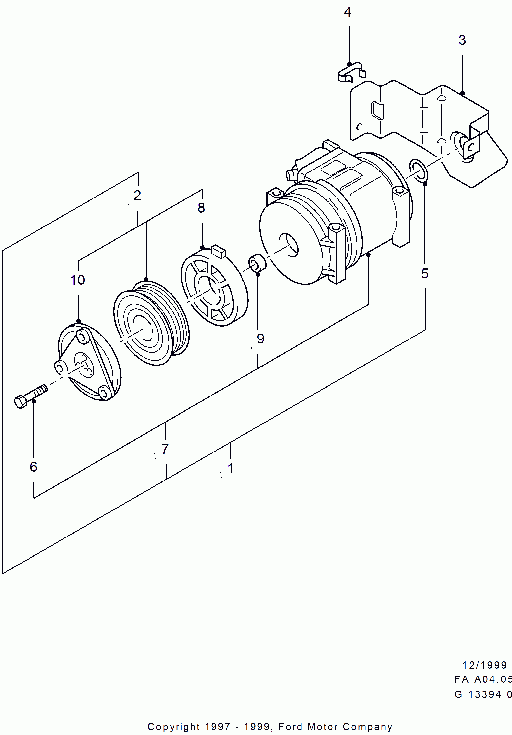 FORD 1 427 369 - Kompresors, Gaisa kond. sistēma adetalas.lv