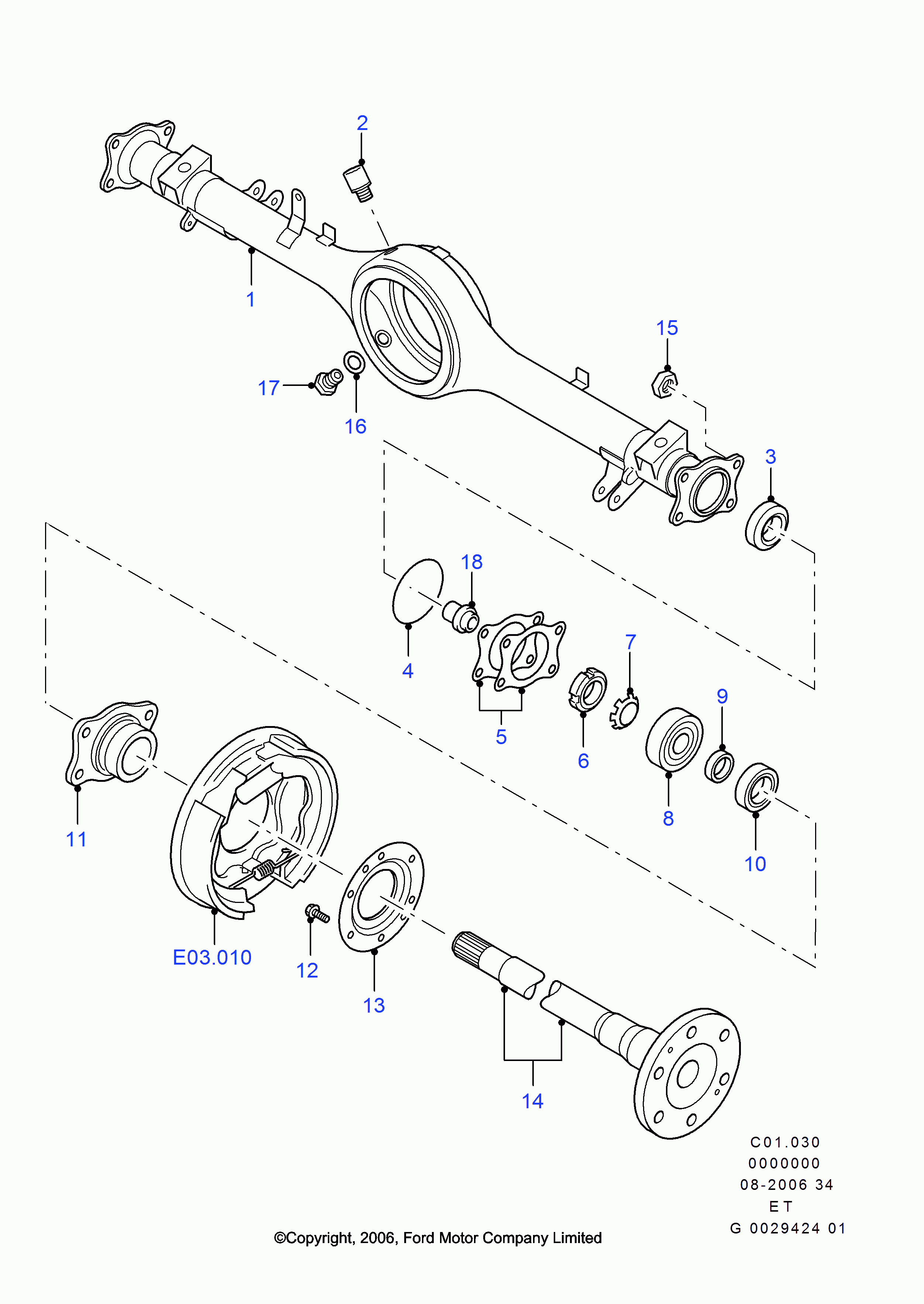 FORD 3735783 - Riteņa rumbas gultņa komplekts adetalas.lv