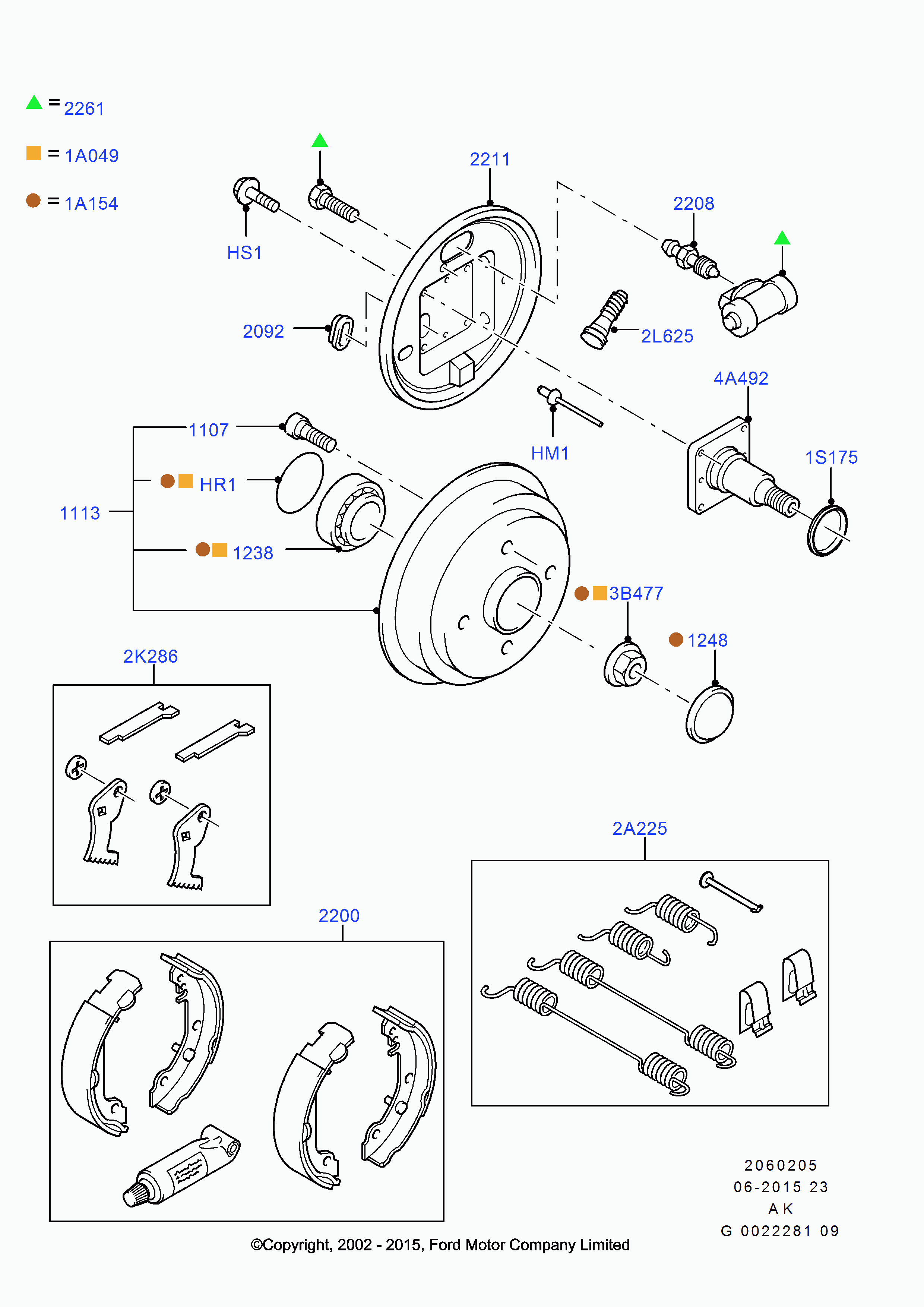 FORD 1144582 - Riteņa rumbas gultņa komplekts adetalas.lv