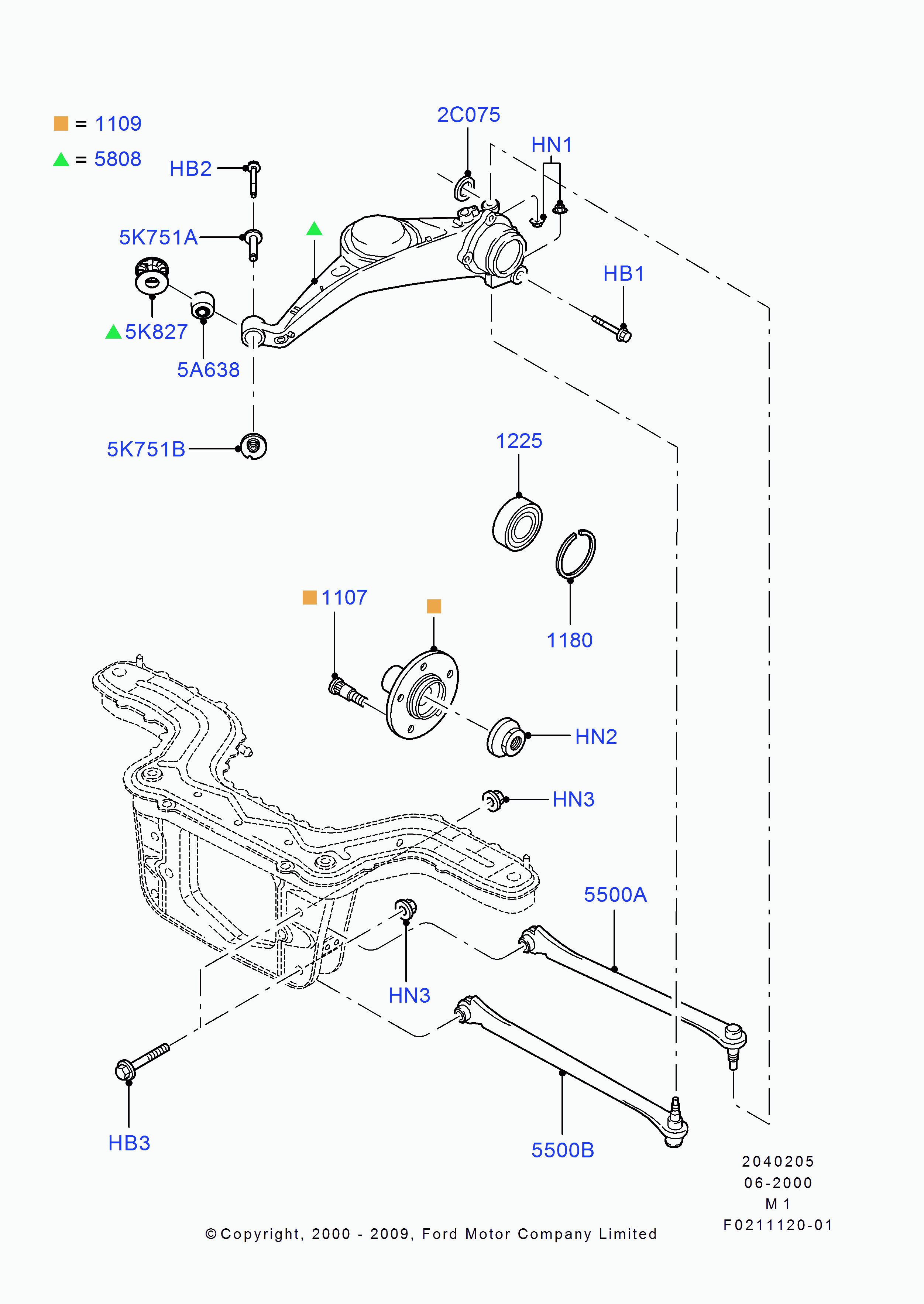 FORD 4086829 - Riteņa rumbas gultņa komplekts adetalas.lv