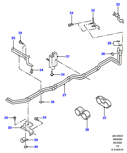 BMW 1 141 627 - Hidrosūknis, Stūres iekārta adetalas.lv