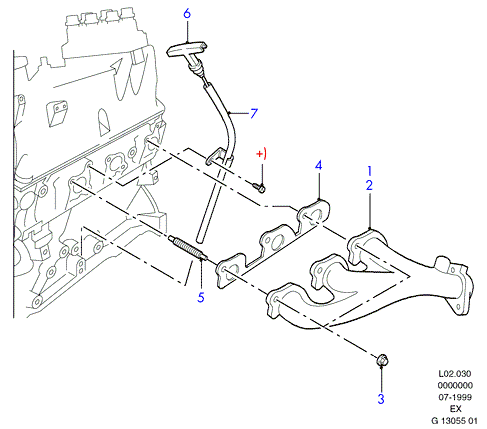 FORD 4 600 701 - Blīve, Izplūdes kolektors adetalas.lv