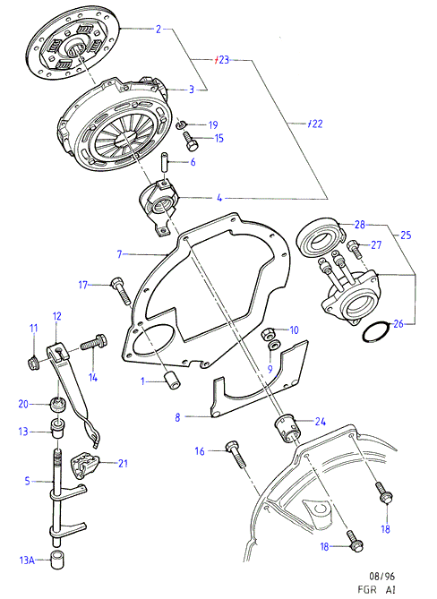 MAZDA 5027205 - Sajūga komplekts adetalas.lv