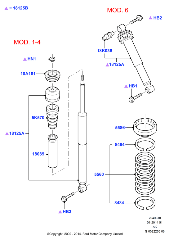 FORD 1073486 - Gājiena ierobežotājs, Atsperojums adetalas.lv