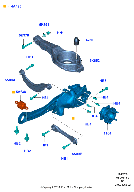 FORD 1752565 - Neatkarīgās balstiekārtas svira, Riteņa piekare adetalas.lv