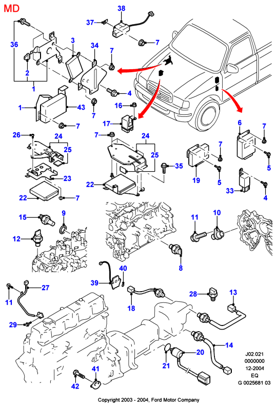 FORD 2029384 - Devējs, Eļļas spiediens adetalas.lv