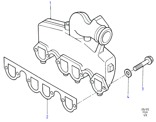 FORD 1 006 217 - Blīve, Ieplūdes kolektors adetalas.lv