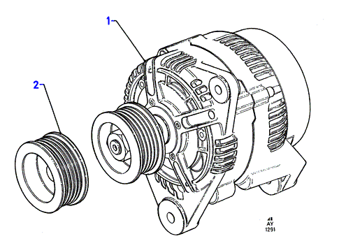 FORD USA 5026141 - Ģenerators adetalas.lv