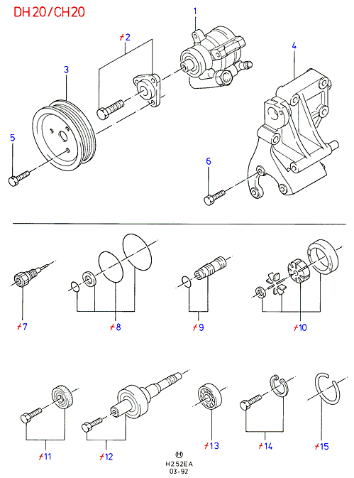 FORD 6 483 568 - Hidrosūknis, Stūres iekārta adetalas.lv