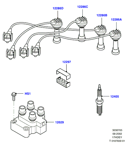 FORD 1004427 - Augstsprieguma vadu komplekts adetalas.lv