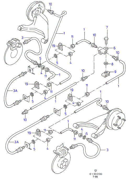 FORD 6 125 634 - Bremžu šļūtene adetalas.lv