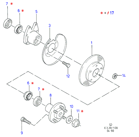 FORD 1543375 - Bremžu uzliku kompl., Disku bremzes adetalas.lv