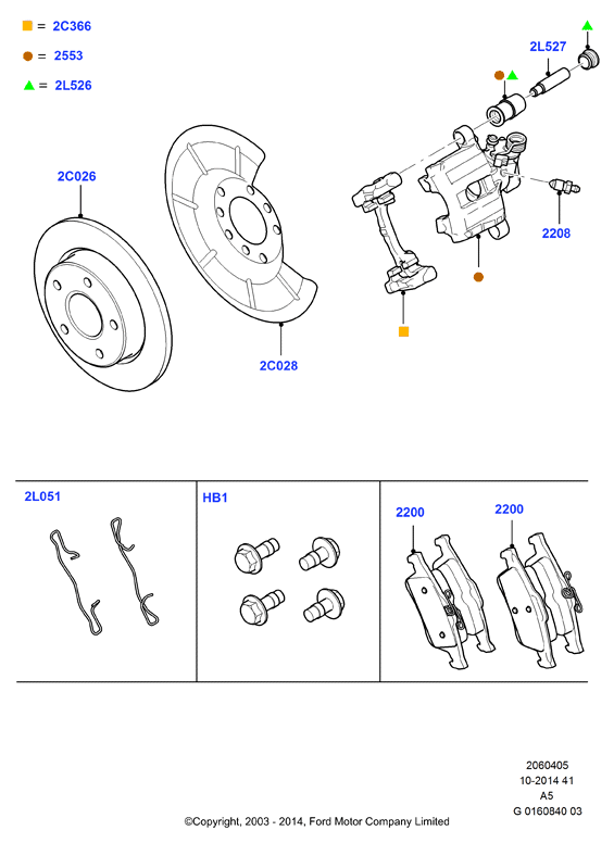 FORD 2 025 944 - Bremžu diski adetalas.lv