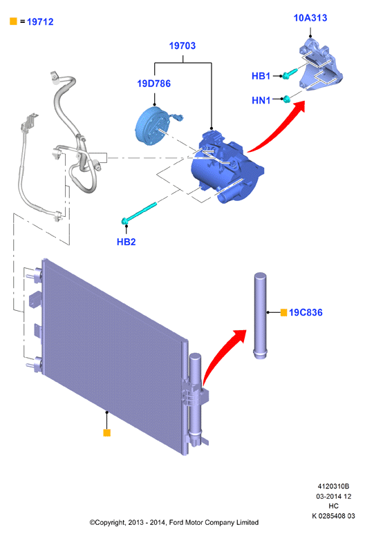 FORD 2200052 - Kompresors, Gaisa kond. sistēma adetalas.lv