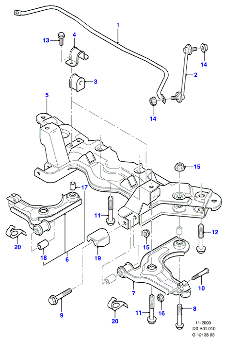 FORD 1205289 - Neatkarīgās balstiekārtas svira, Riteņa piekare adetalas.lv