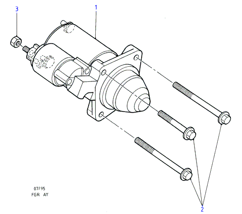 FORD 1416231 - Starteris adetalas.lv