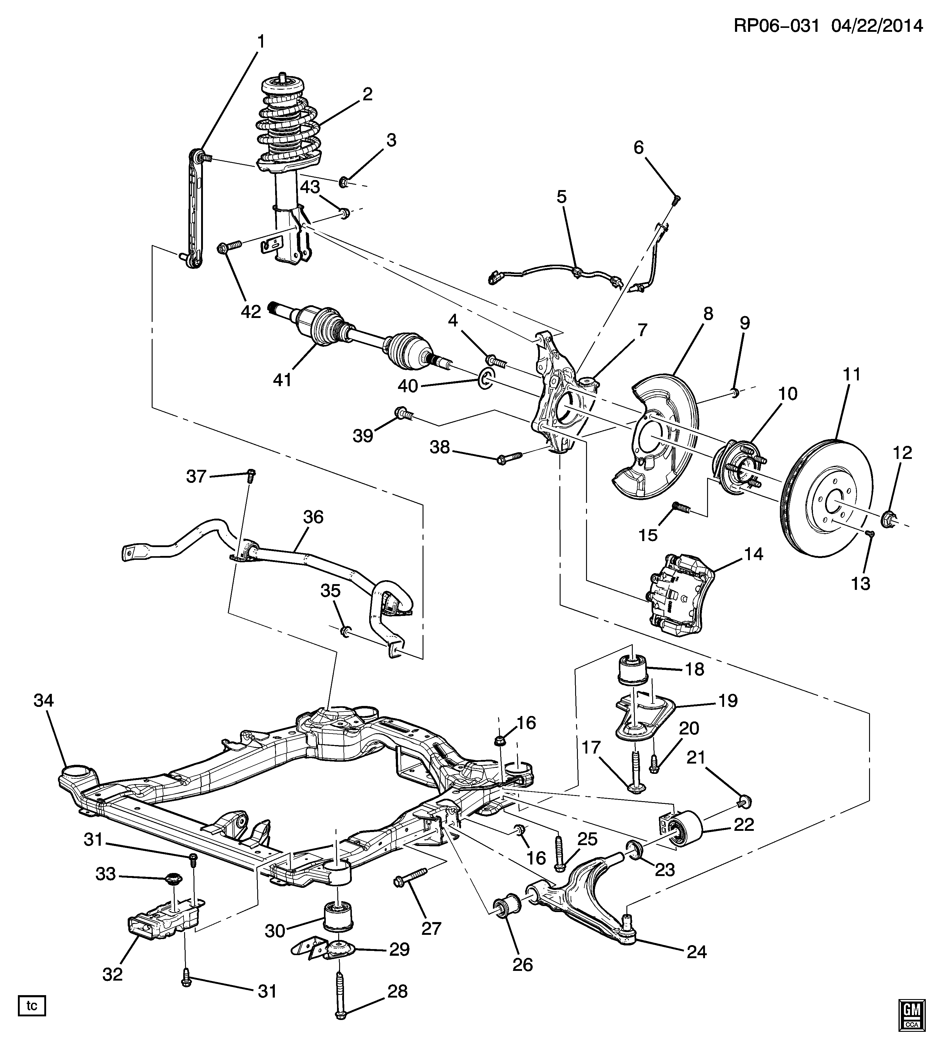 Opel 13334021 - Piekare, Šķērssvira adetalas.lv