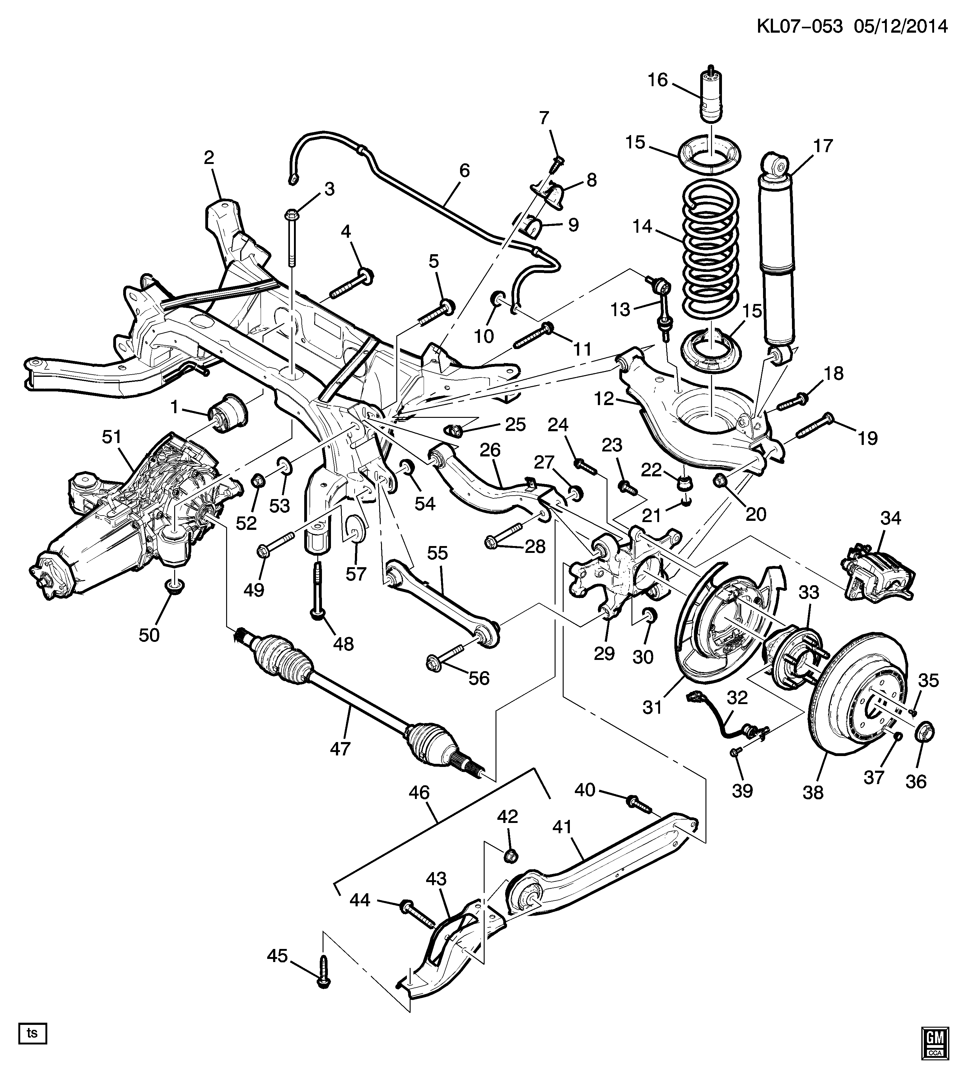 Vauxhall 22737680 - Stiepnis / Atsaite, Stabilizators adetalas.lv