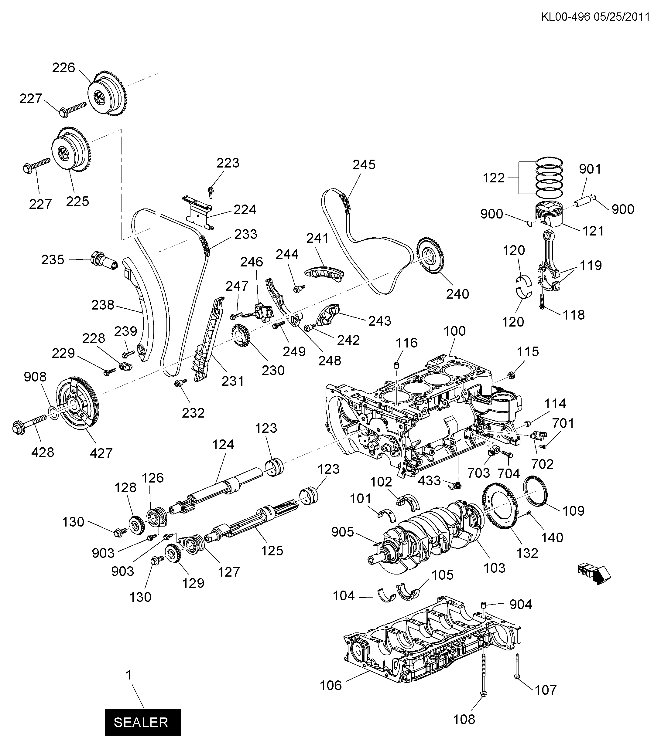 BUICK (SGM) 90537301 - Zobrats, Kloķvārpsta adetalas.lv