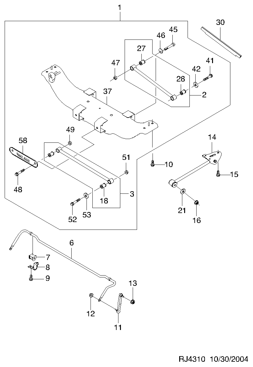 Chevrolet 96561754 - Stiepnis / Atsaite, Stabilizators adetalas.lv