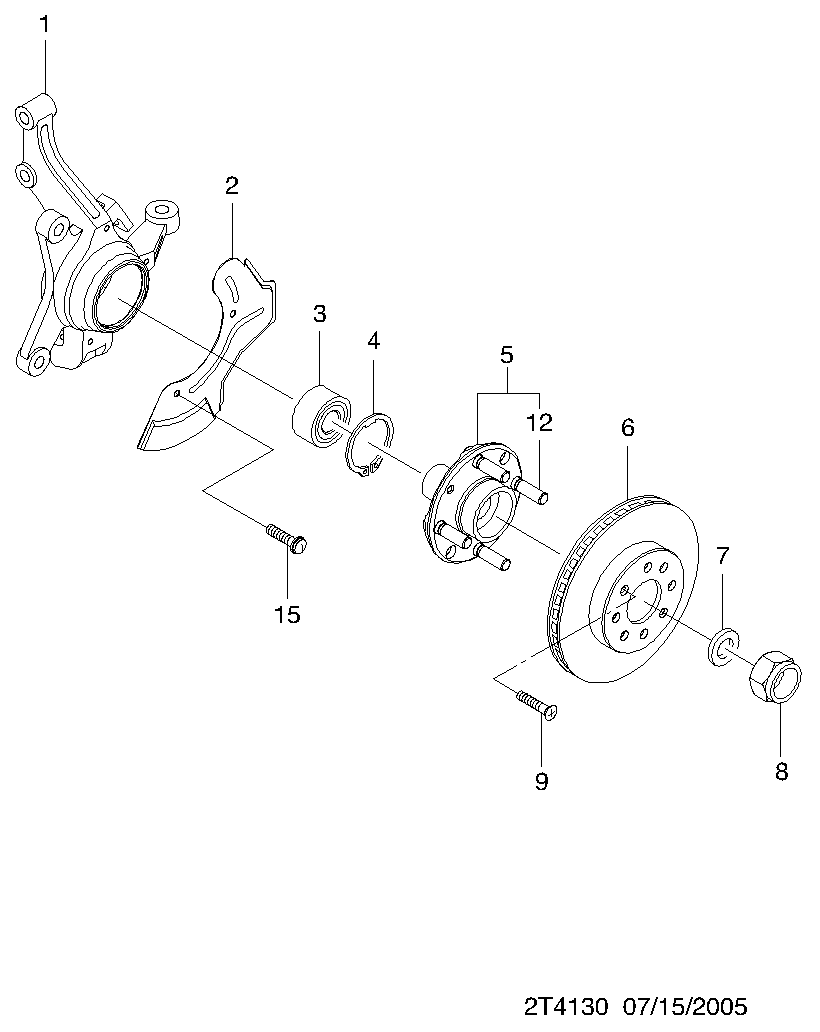 Vauxhall 94536117 - Riteņa rumbas gultņa komplekts adetalas.lv