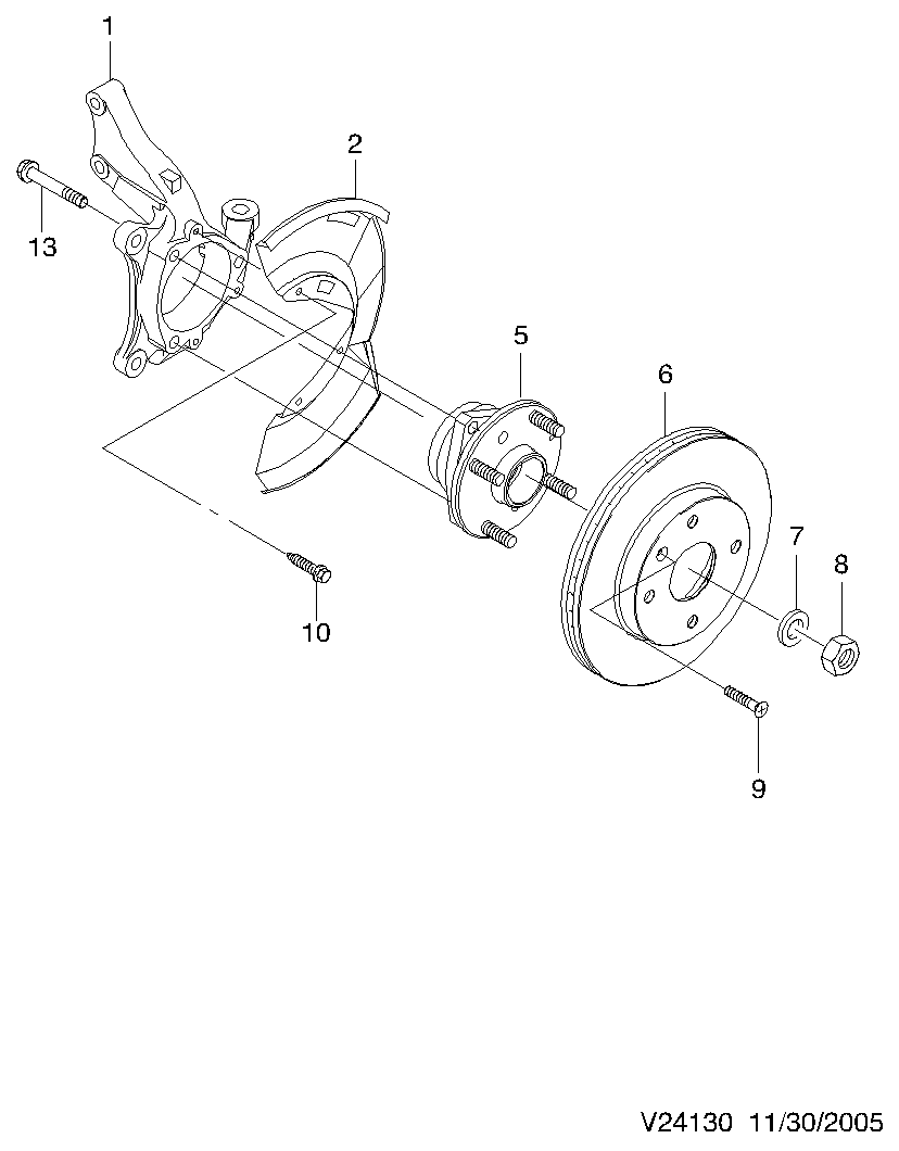 Saturn 96329364 - DISC-BRAKE, FRT adetalas.lv