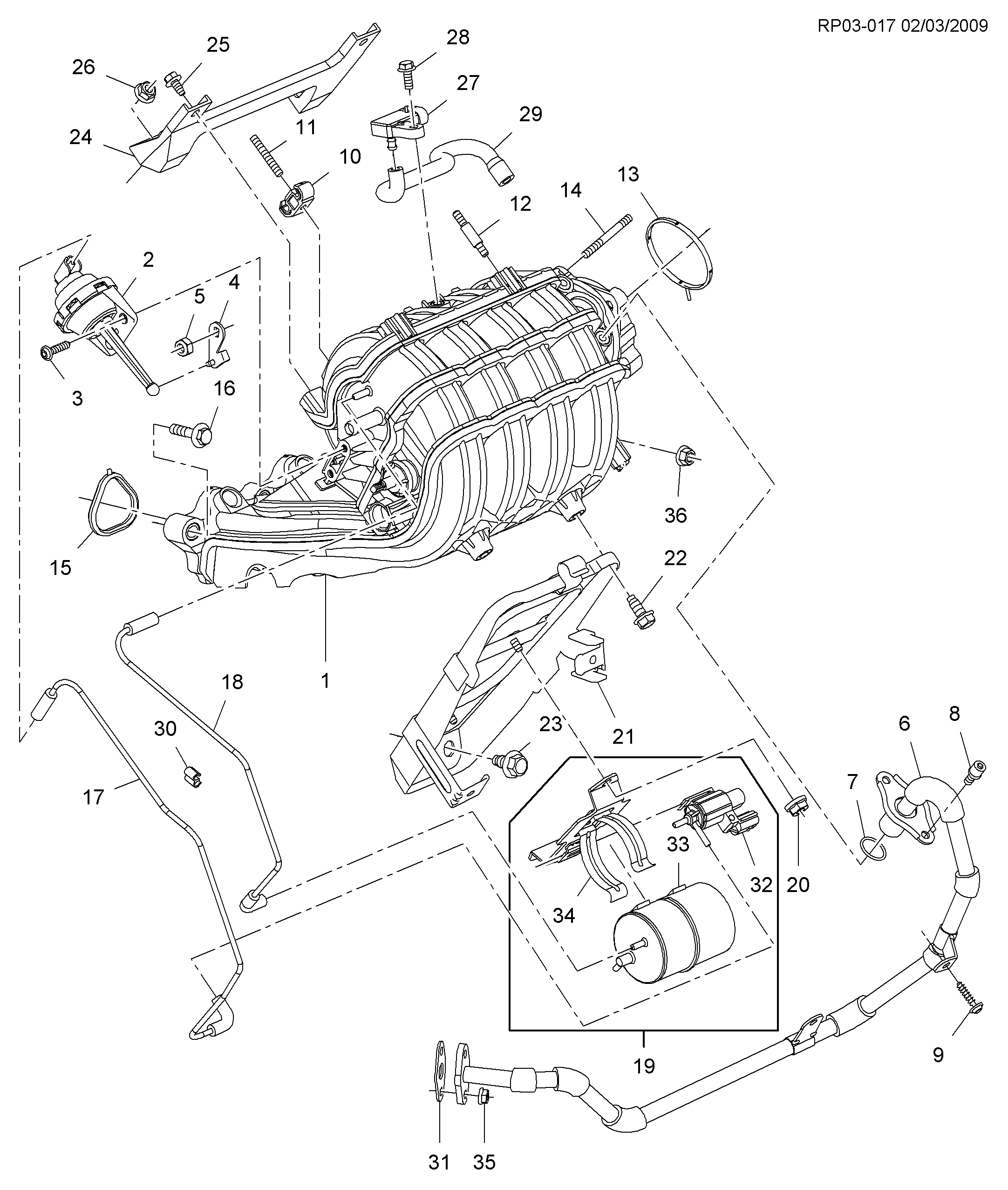 DAEWOO 25195786 - Devējs, Spiediens ieplūdes traktā adetalas.lv