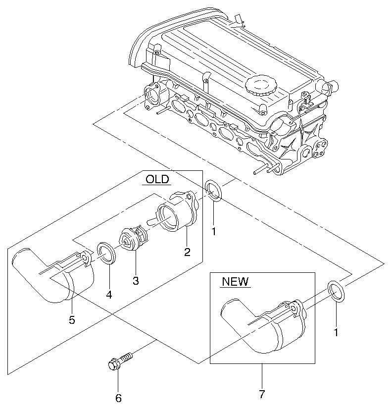 Vauxhall 96143939 - Termostats, Dzesēšanas šķidrums adetalas.lv