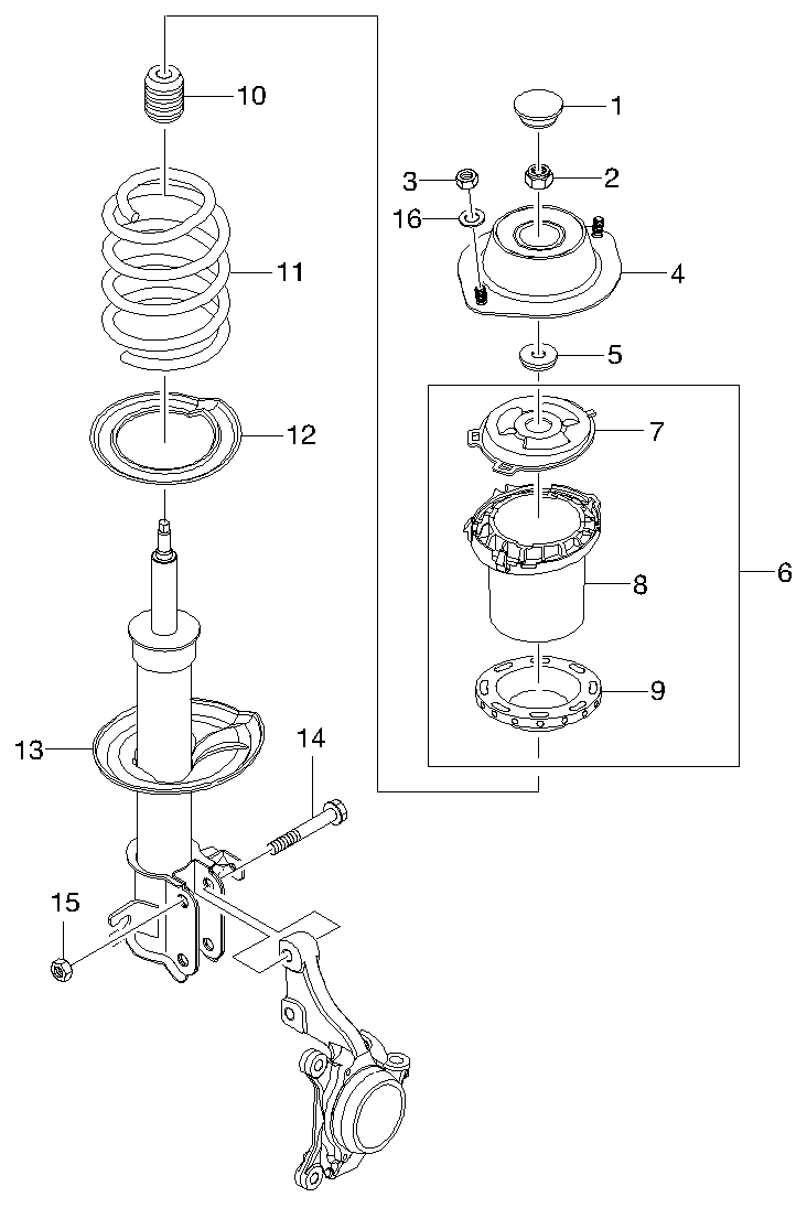 Opel 96300082 - Putekļu aizsargkomplekts, Amortizators adetalas.lv