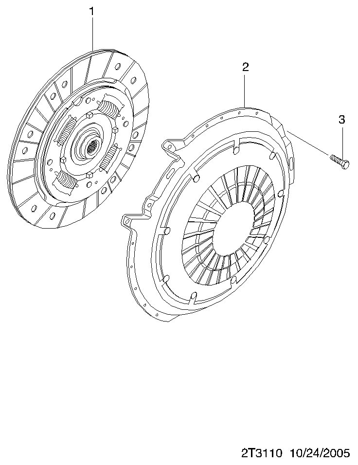 Opel 96 343 030 - Sajūga disks adetalas.lv