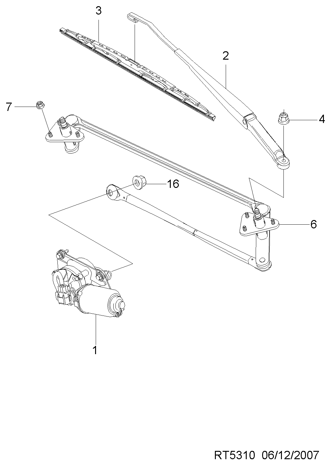 DAEWOO 96380628 - Stikla tīrītāja slotiņa adetalas.lv