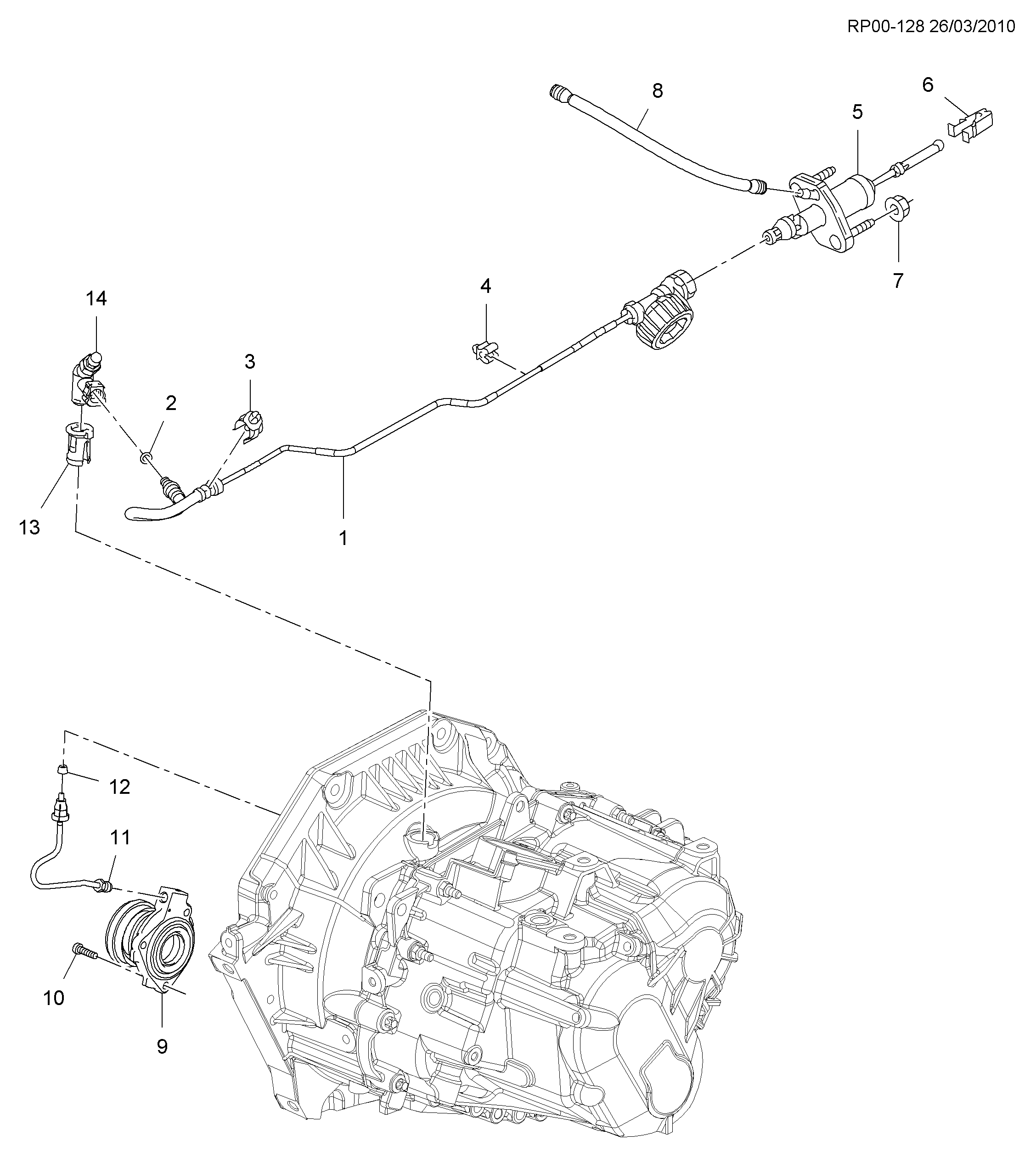 Chevrolet 24428856 - Centrālais izslēdzējmehānisms, Sajūgs adetalas.lv