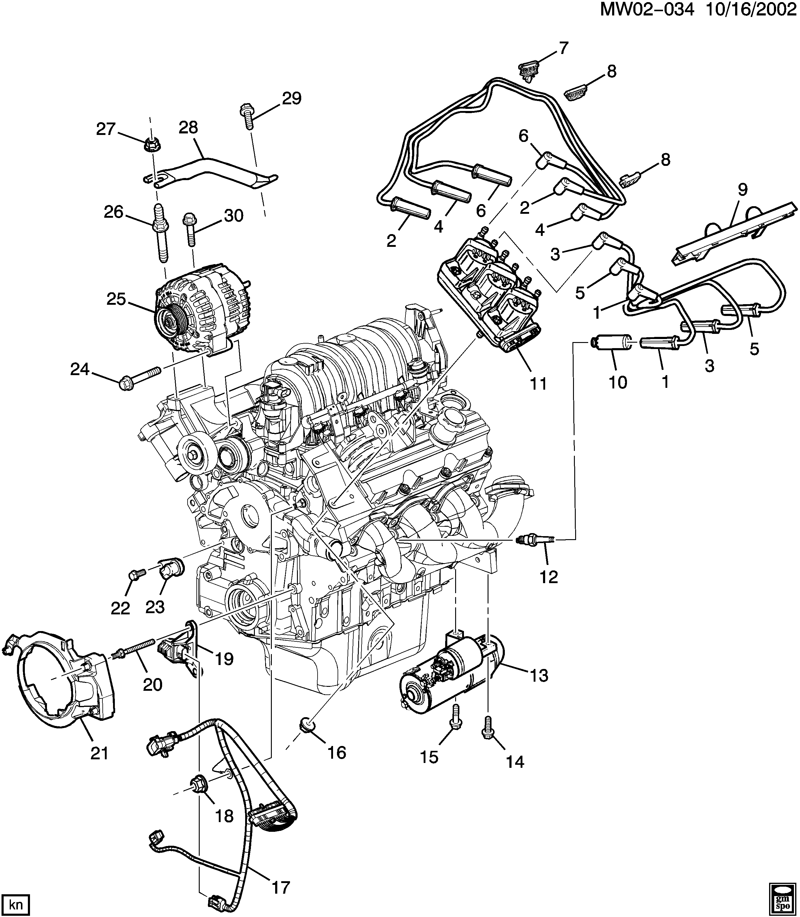 DAEWOO 12 568 387 - Aizdedzes svece adetalas.lv