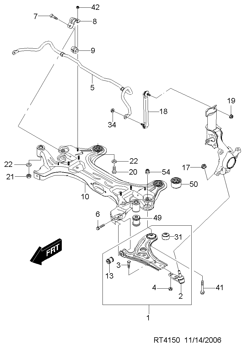 DAEWOO 96535081 - Neatkarīgās balstiekārtas svira, Riteņa piekare adetalas.lv