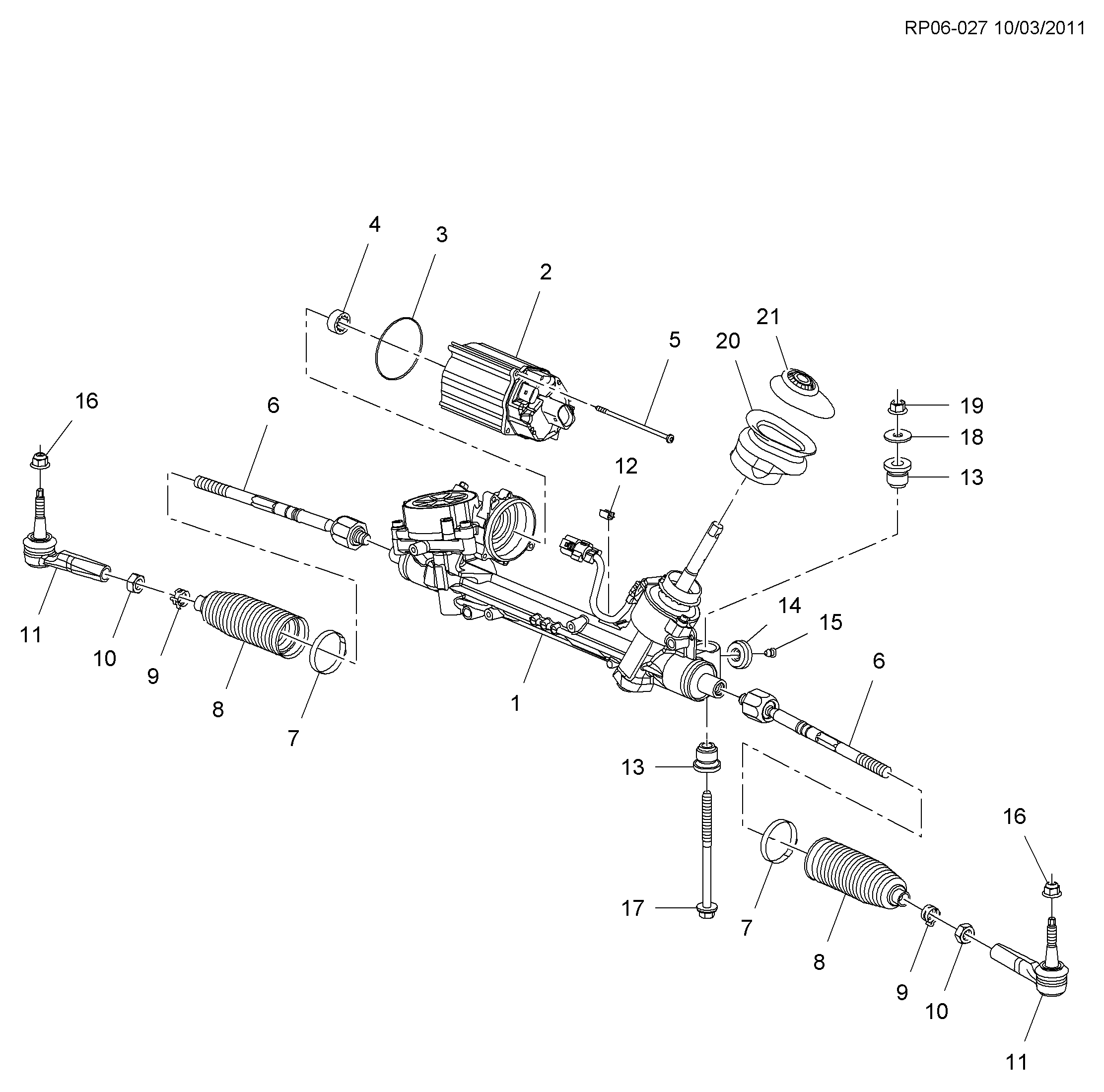 Chevrolet 13286686 - Stūres šķērsstiepņa uzgalis adetalas.lv