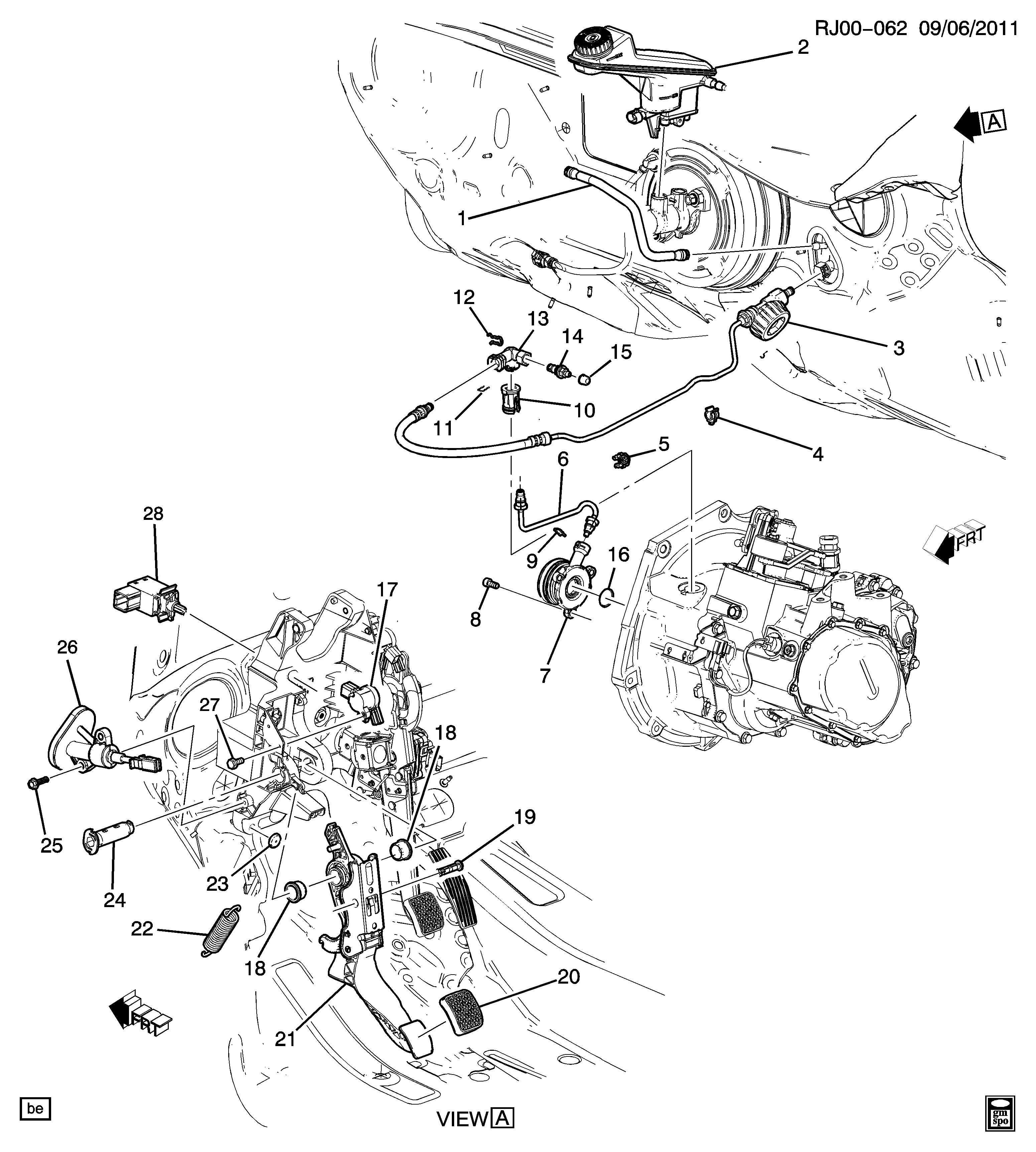 Chevrolet 24422061 - Centrālais izslēdzējmehānisms, Sajūgs adetalas.lv