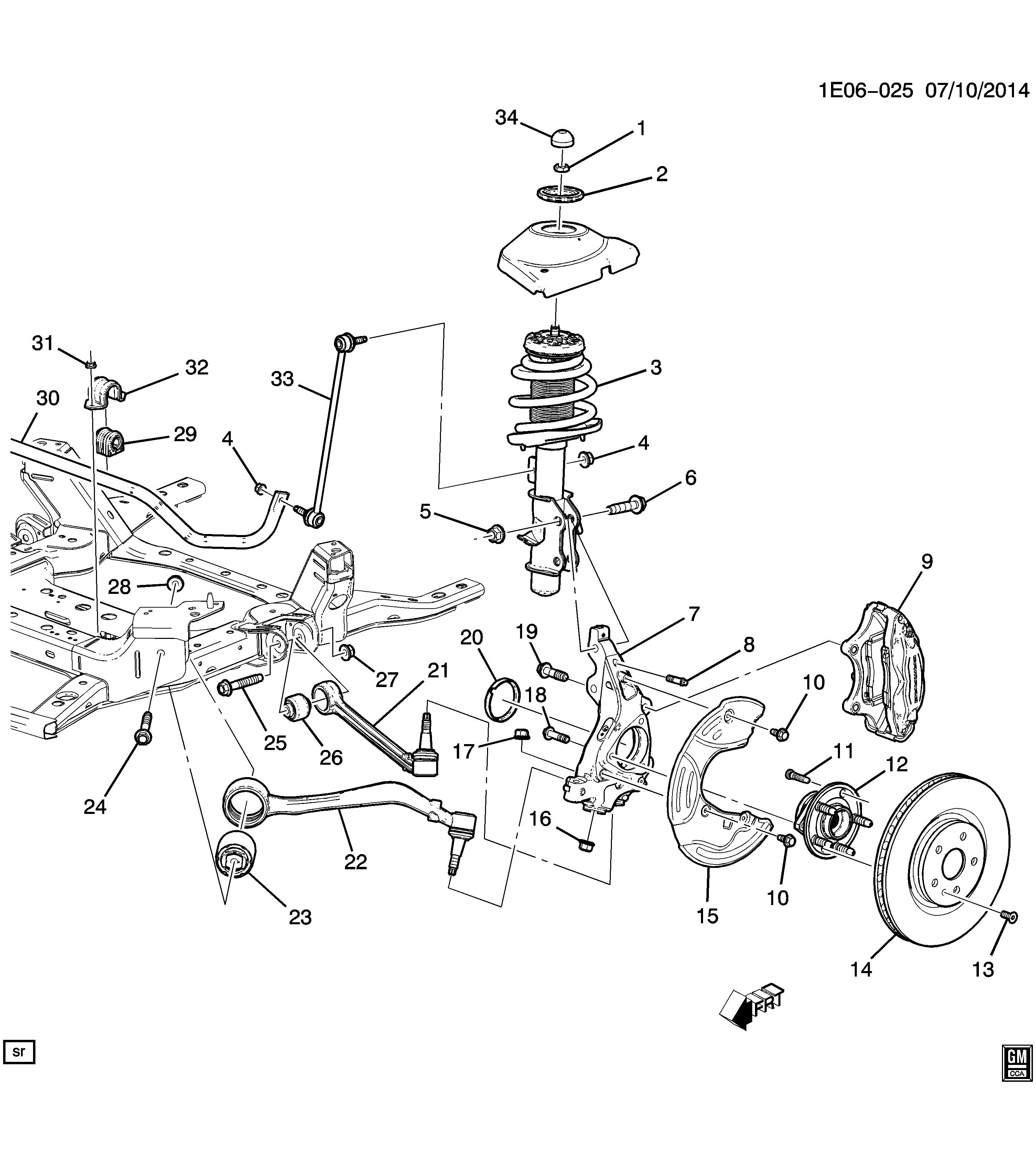 General Motors 23118055 - Bremžu diski adetalas.lv