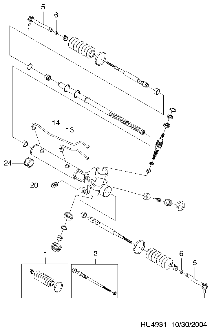 Chevrolet 93740595 - Putekļusargs, Stūres iekārta adetalas.lv