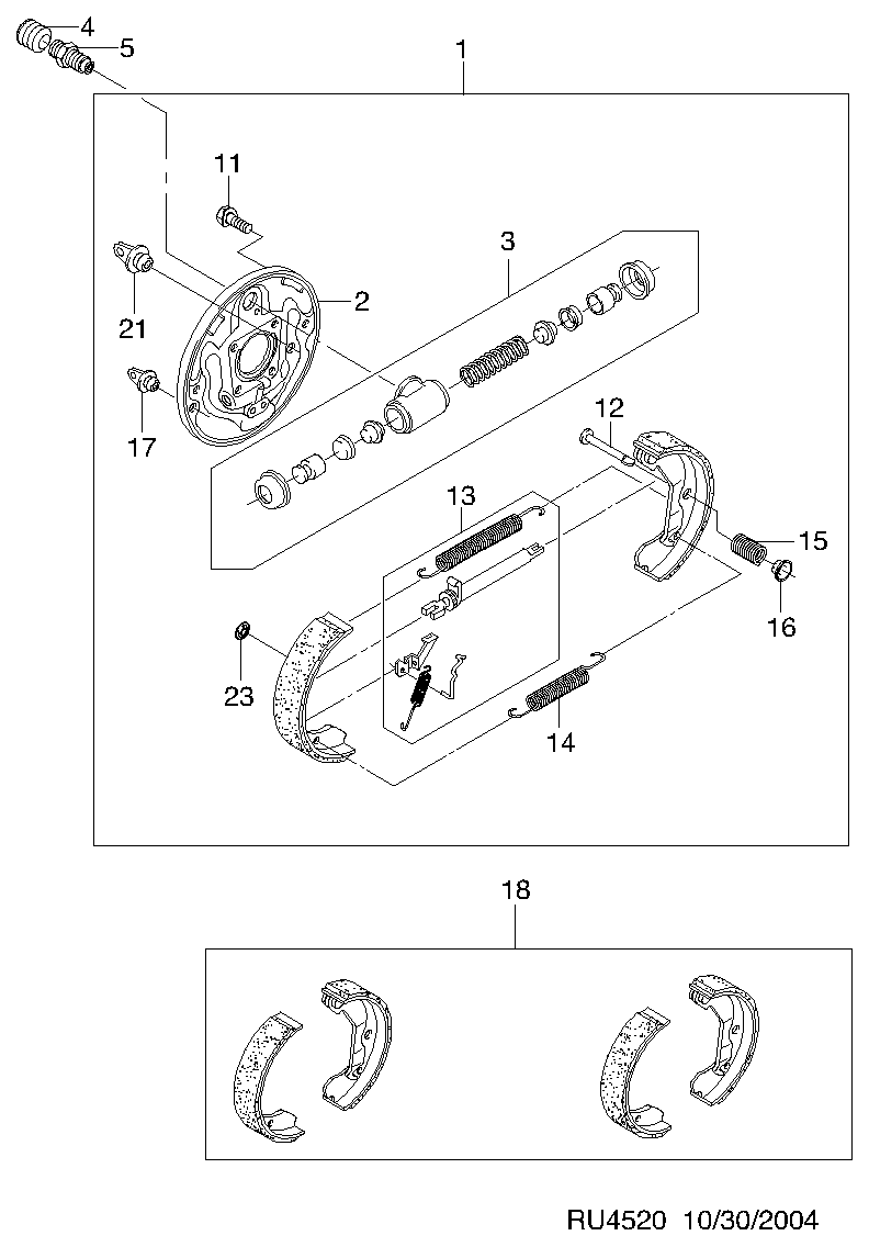 KIA 96394977 - Bremžu loku komplekts adetalas.lv