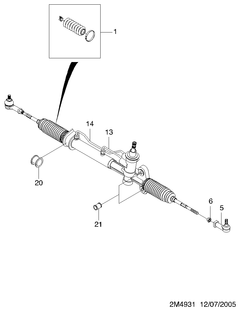 Chevrolet 93741077 - Stūres šķērsstiepņa uzgalis adetalas.lv