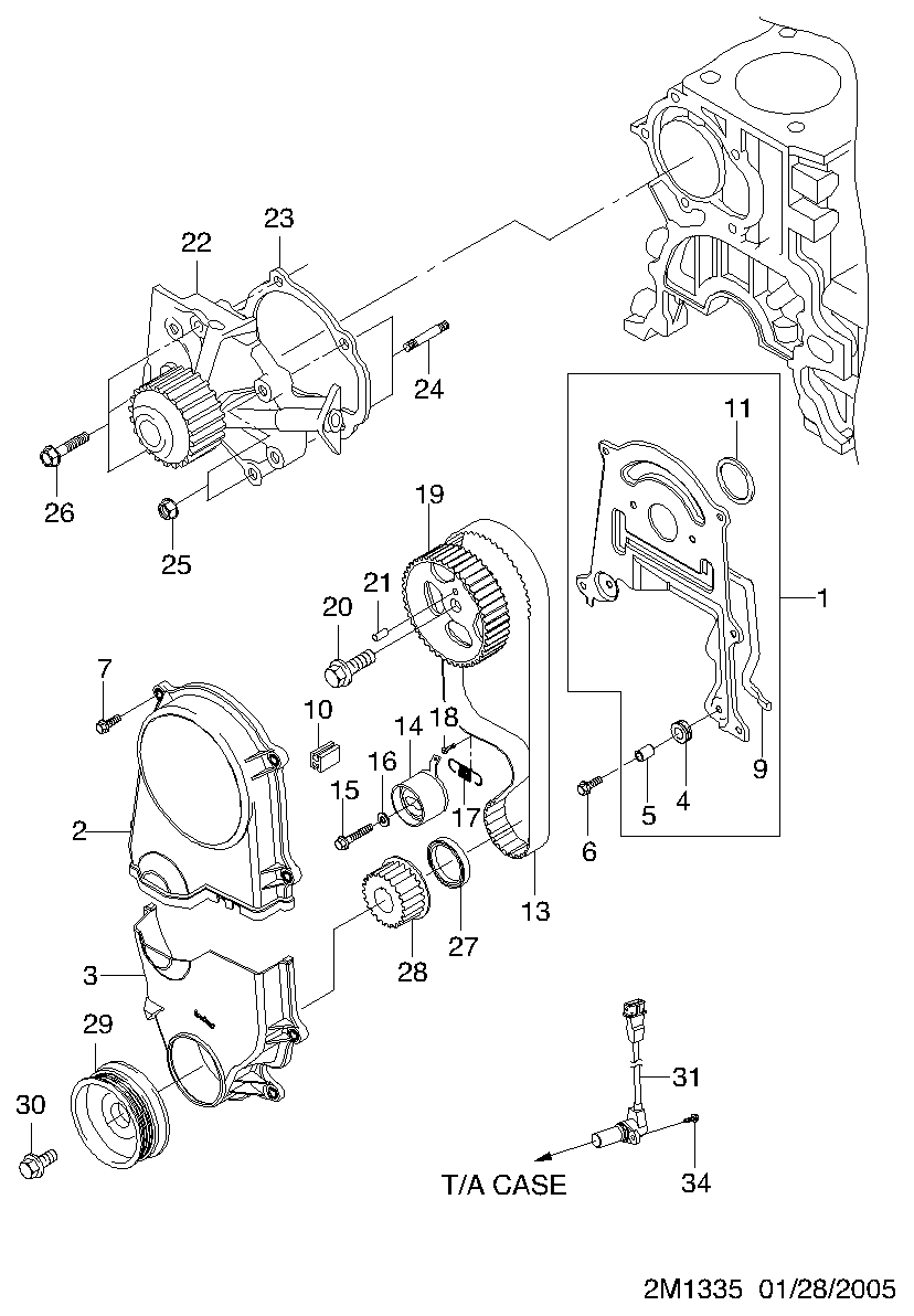 Mitsubishi 96352965 - Zobsiksna adetalas.lv