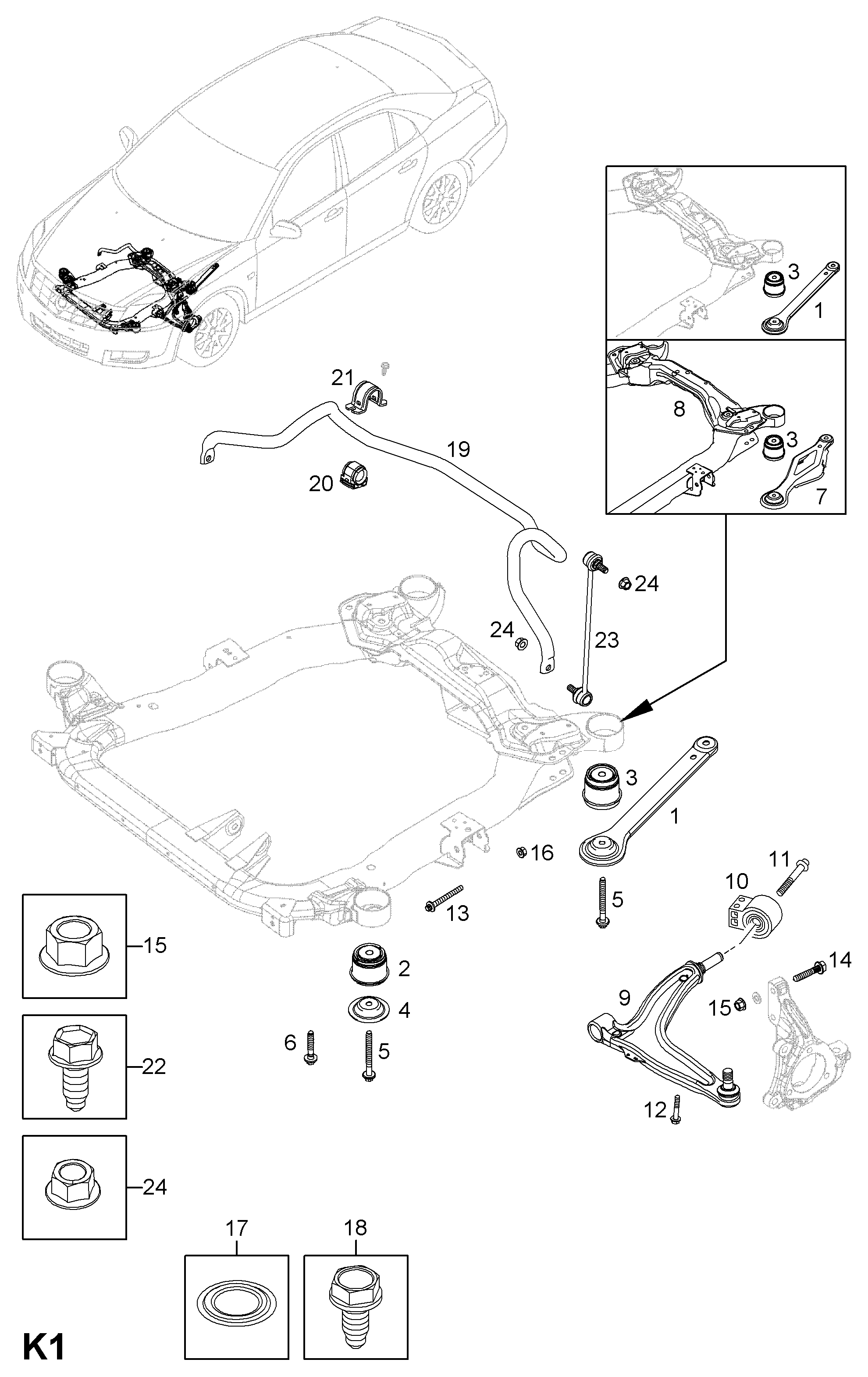 DAEWOO 12796014 - Neatkarīgās balstiekārtas svira, Riteņa piekare adetalas.lv