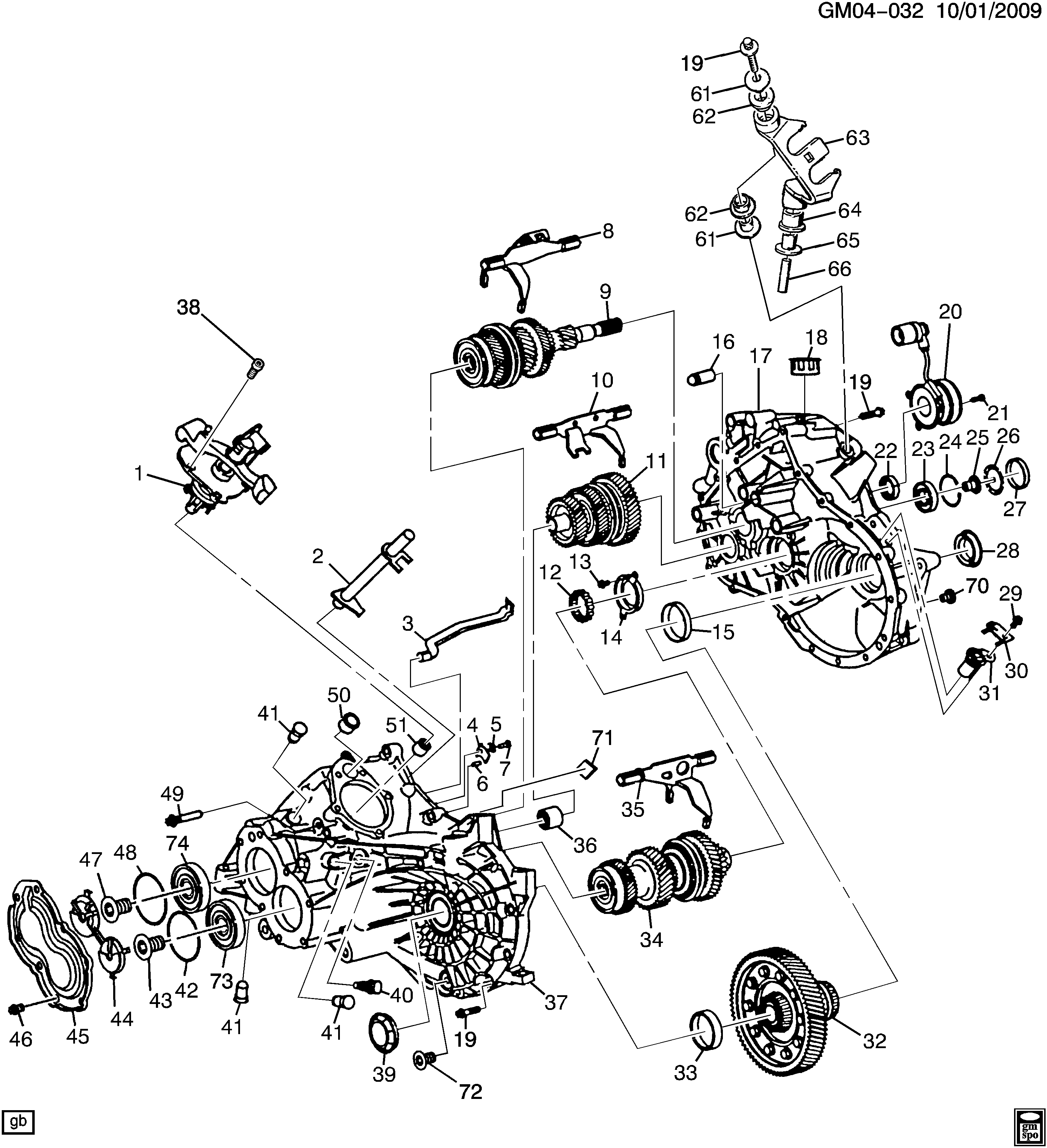 Holden 2260 2575 - Centrālais izslēdzējmehānisms, Sajūgs adetalas.lv